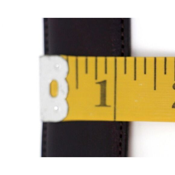 Trafalgar EASTON BROWN GENUINE LEATHER 1 1/8"Wd DRESS MEN'S BELT Sz 38/95 (X88 - Picture 10 of 12